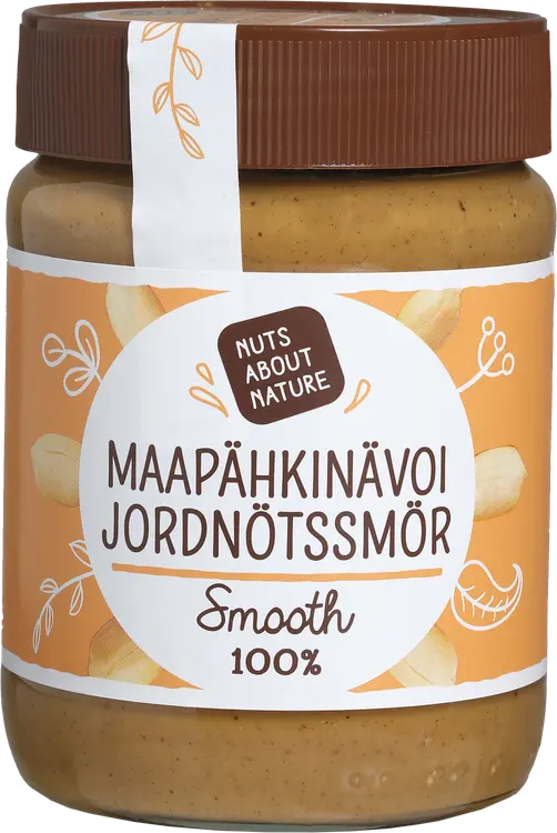 Nuts about Nature 100% Maapähkinävoi Smooth 340g