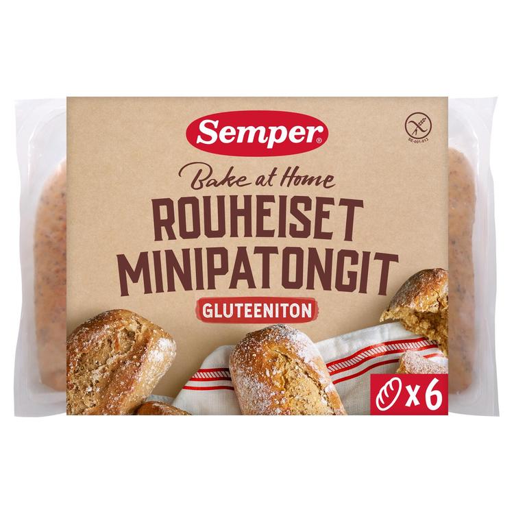 Semper Gluteeniton Rouheiset Minipatongit 6x50g