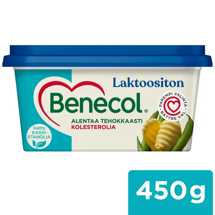 Benecol Laktoositon kasvirasvalevit 450g