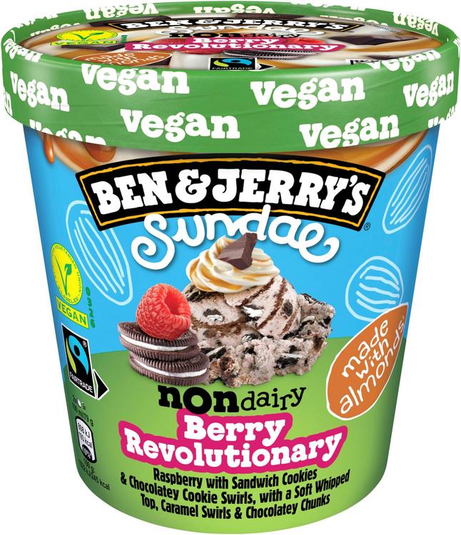 Ben & Jerry's Sundae Berry Revolutionary Jäätelöjälkiruoka 427 ML