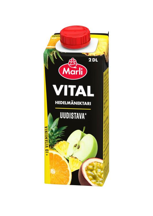 Marli Vital hedelmänektari + 10 vitamiinia 2 dl