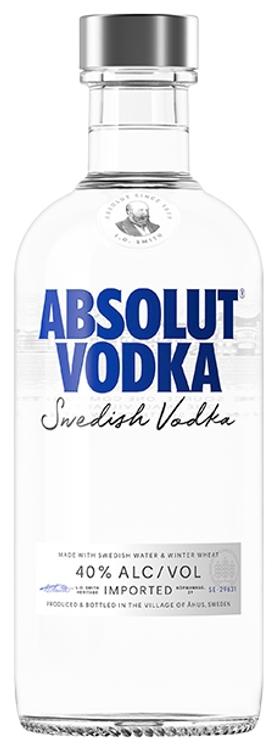 Absolut vodka 40%vol 500ml