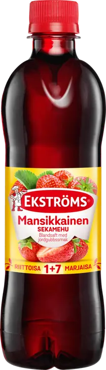 Ekströms mansikkainen sekamehutiiviste 0,5l