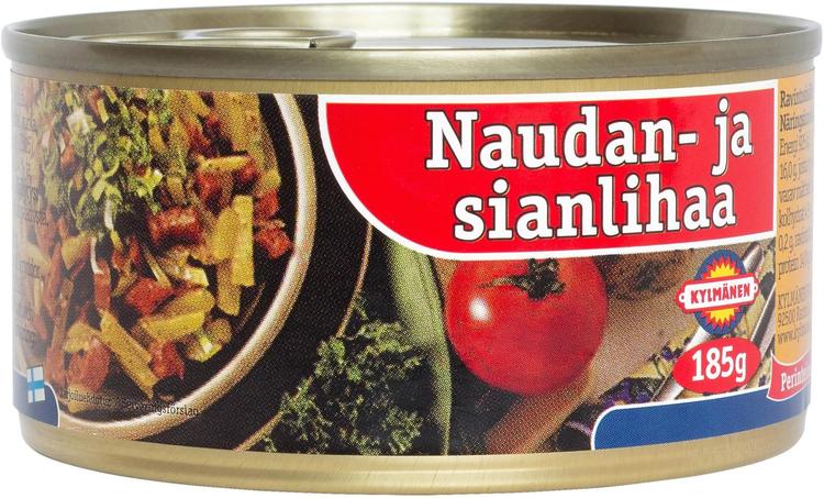 Kylmänen 185g Naudan- ja sianlihaa