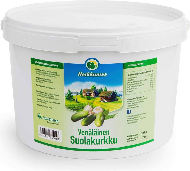 Herkkumaa venäläinen suolakurkku irtomyynti