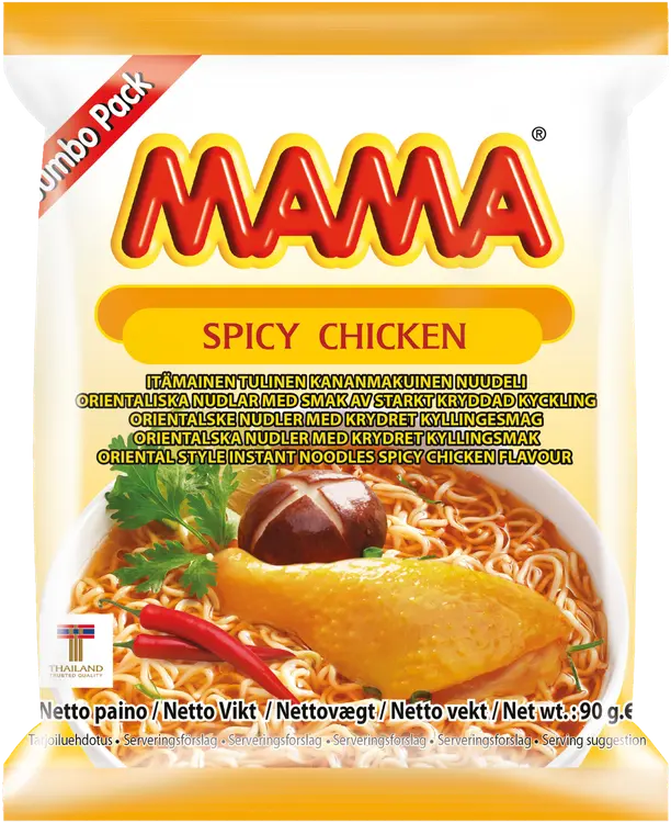 Mama Itämainen tulinen kananmakuinen nuudeli 90g