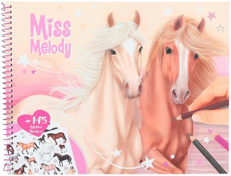 Miss Melody värityskirja