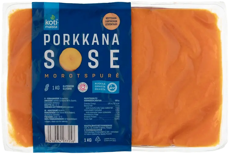 Kotimaista Porkkanasose 1 kg