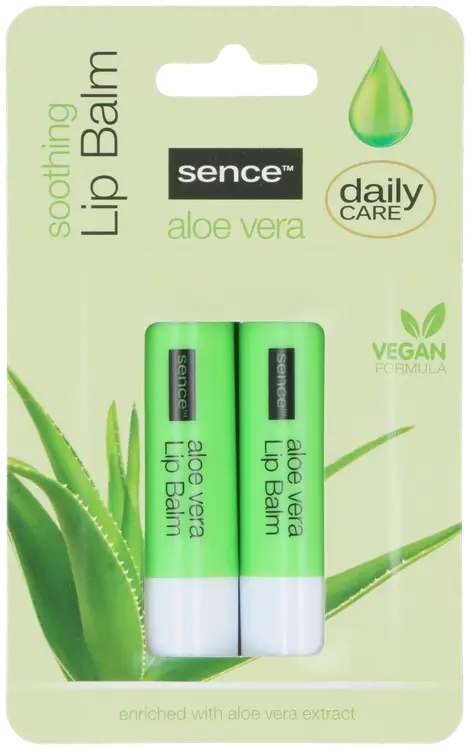 Sence Huulivoide Twin Pack 2x4,3gr Aloe Vera [UK/D/F/NL/I/PL/SE/SF/N/DK/E/P]