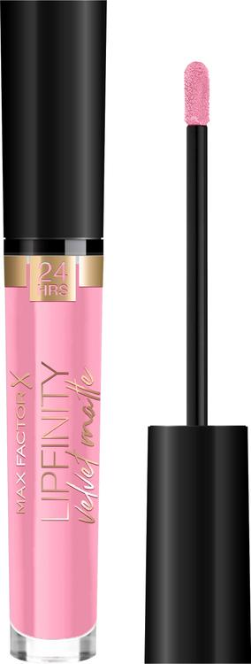 Max Factor Lipfinity Velvet Matte Liquid, 60 Pink Dip huulimaali 3,5 ml