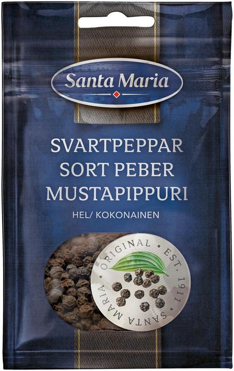 Santa Maria kokonainen Mustapippuri,  pussi 22g