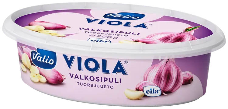 Valio Viola® e200 g valkosipuli tuorejuusto laktoositon