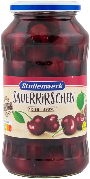 Stollenwerk 680/350g kivettömät hapankirsikat