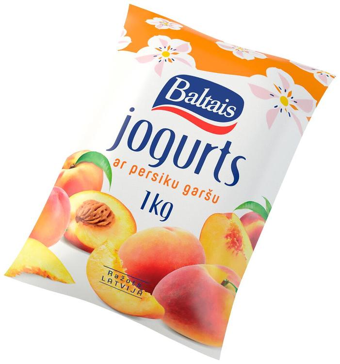 Baltais virsiku joogijogurt, 1 kg