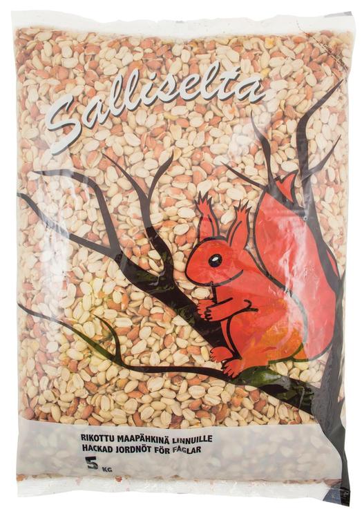Salliselta rikottu maapähkinä linnuille 5kg