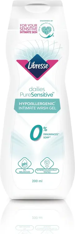 LIBRESSE Intiimipesugeeli V-care, 200ml, hajusteeton
