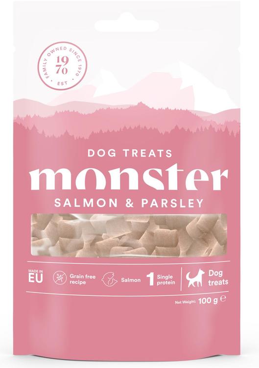 Monster Dog Treats Salmon&Parsley 100g