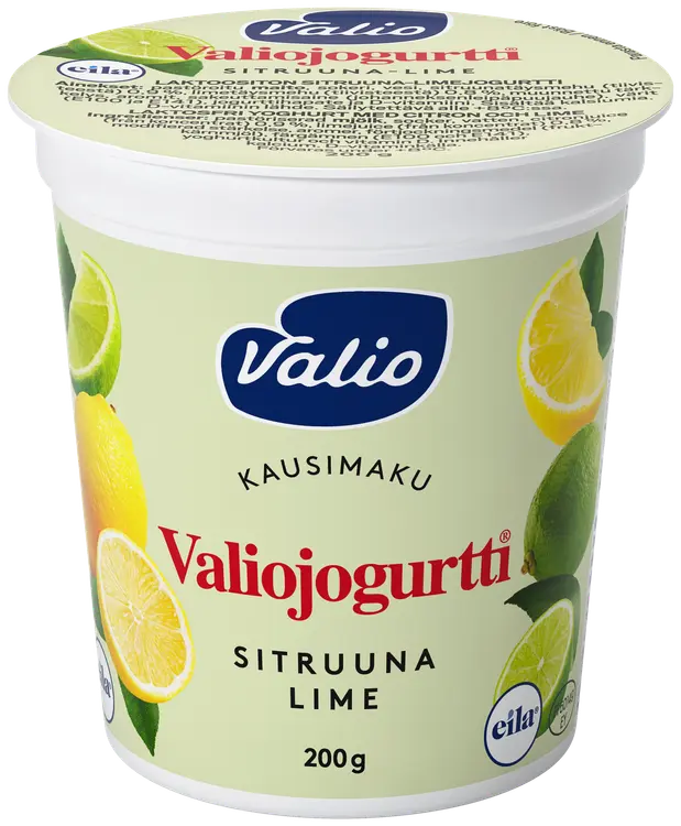 Valiojogurtti® 200 g sitruuna-lime laktoositon