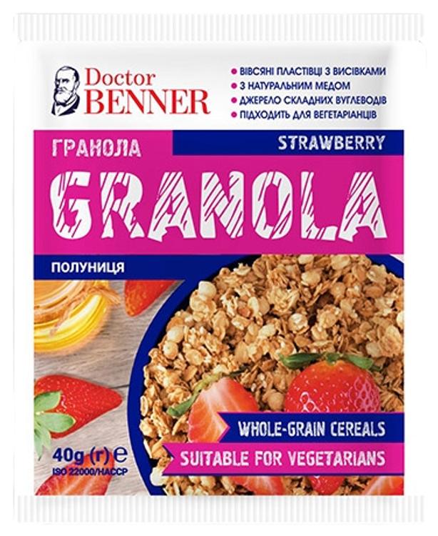 Dr. Benner Granola müsli maasikatega 40g
