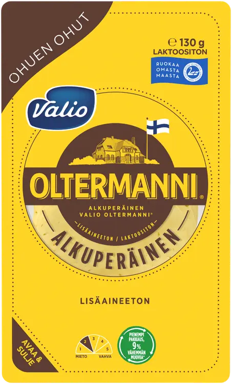 Valio Oltermanni® ohuen ohut e130 g viipale