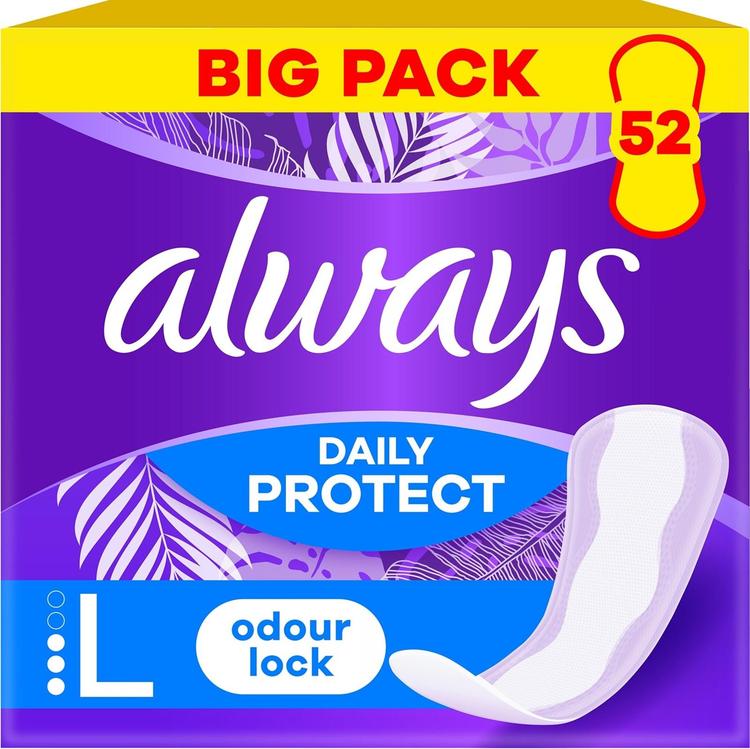 Always 52kpl Daily Protect Long pikkuhousunsuoja