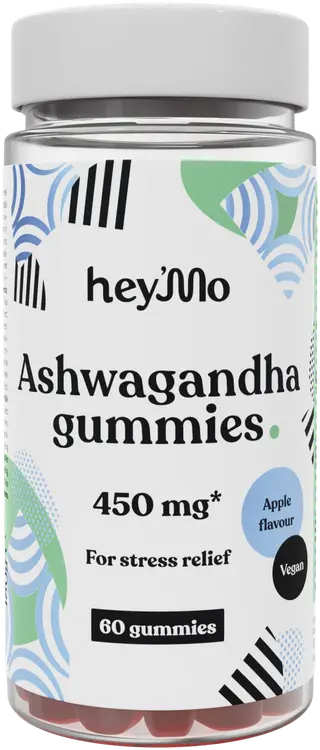 hey'Mo Ashwagandha +B6 gummies omenanmakuinen 60kpl 180g