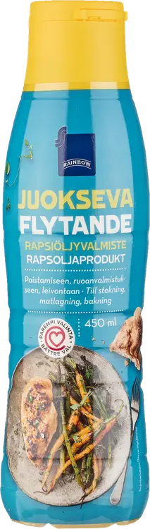 Rainbow Juokseva rapsiöljyvalmiste 450 ml