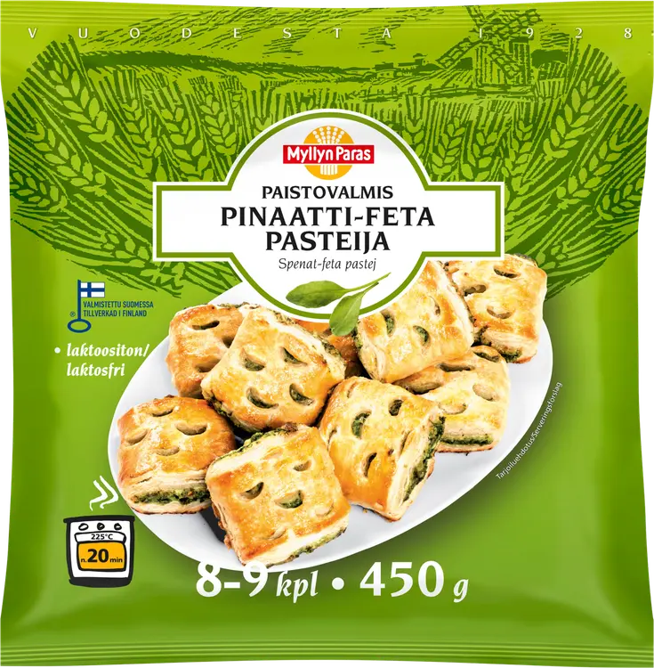 Myllyn Paras Pinaatti-fetapasteija 450g