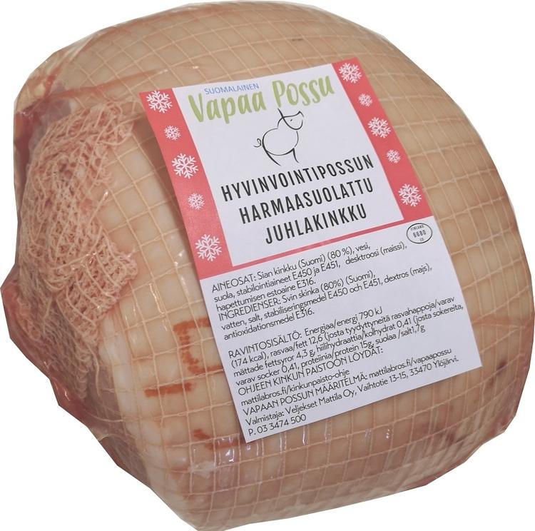 Mattila Bros. Vapaan Possun juhlakinkku n5kg potkaton, raaka, pakaste