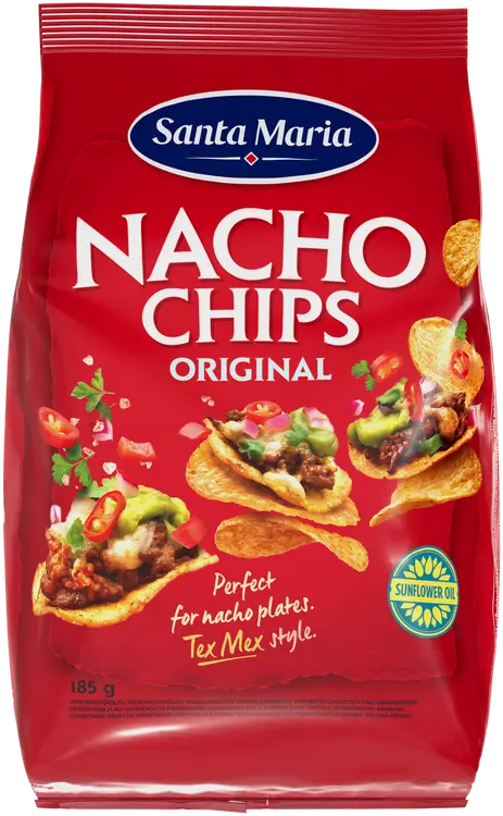 Santa Maria Nacho Chips maissilastut 185g