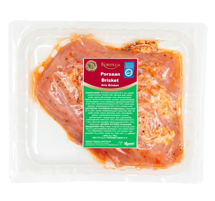 Korpela Porsaan Brisket noin 350 g
