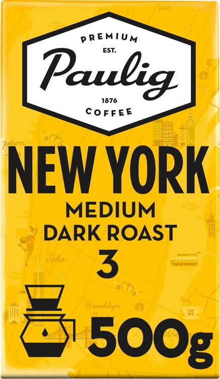 Paulig Café New York kahvi suodatinjauhatus 500g