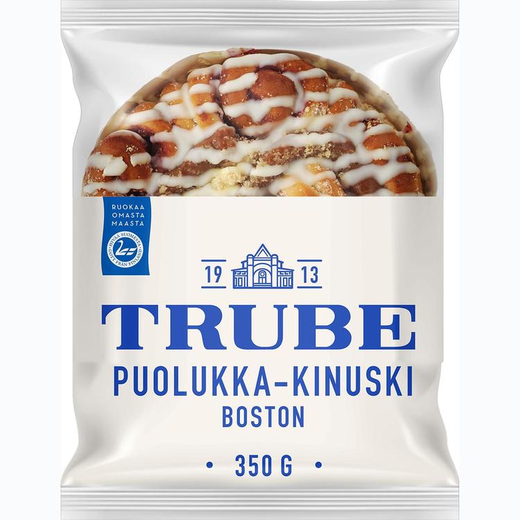 Trube Puolukka-kinuskiboston 350g puolukka-kinuskitäytteinen boston
