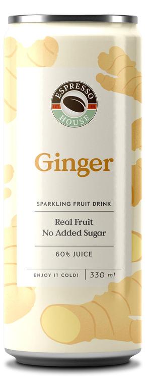 Espresso House Ginger Sparkling Fruit Drink 0,33 l