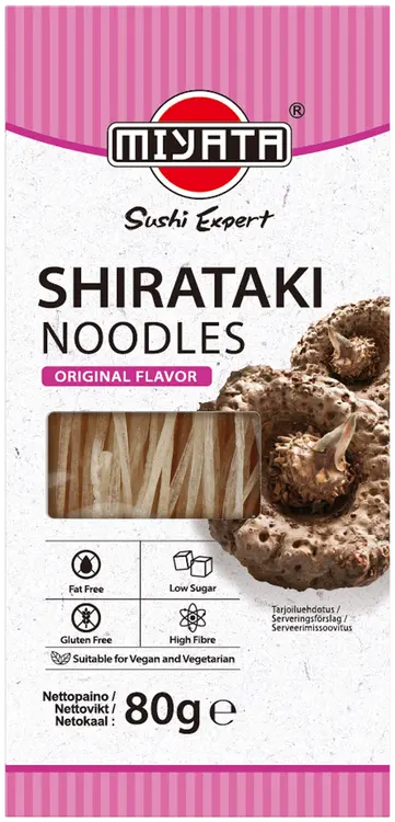Miyata Kuivattu Shirataki Konjac nuudeli 80g