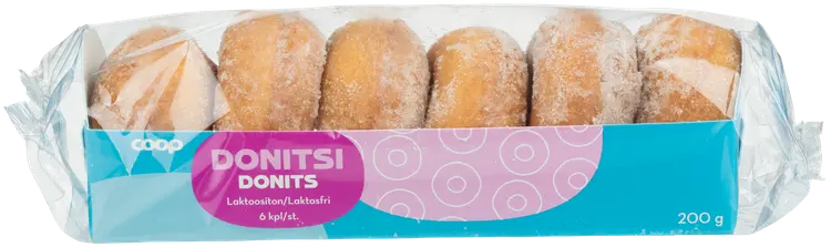 Coop donitsi 200 g 6 kpl