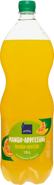 Rainbow Mango-appelsiini virvoitusjuoma 1,5l