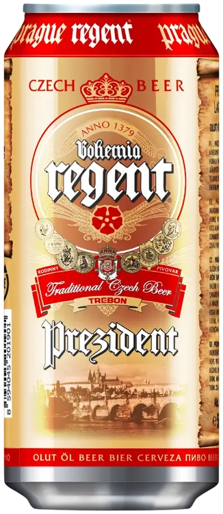 Bohemia Prezident Lager Olut 6% 50cl tölkki