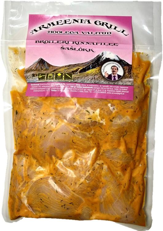 Broileri rinnafilee šašlõkk 1 kg