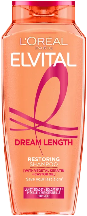 L'Oréal Paris Elvital Dream Length Restoring shampoo pitkille, vaurioituneille hiuksille 250ml