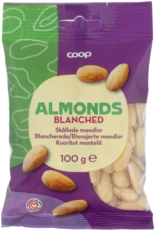 Coop kuoritut mantelit 100 g