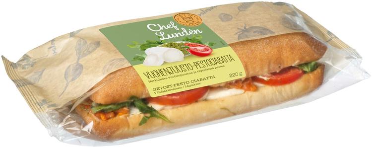 Chef Lundén Vuohenjuusto-pesto ciabatta 220g