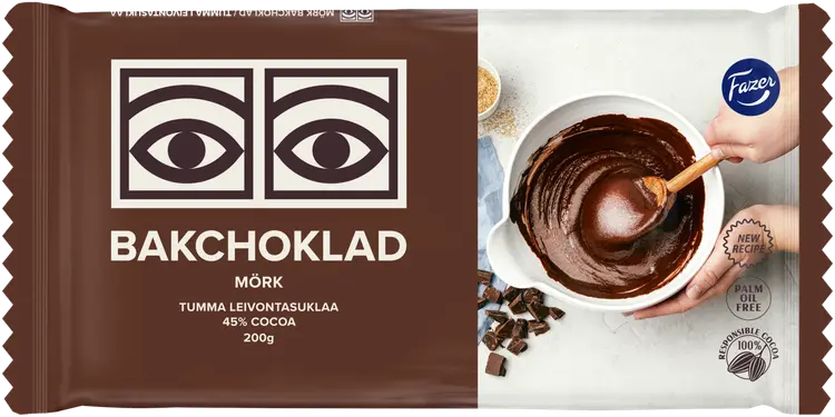 Fazer Ögon Tumma leivontasuklaa 200g