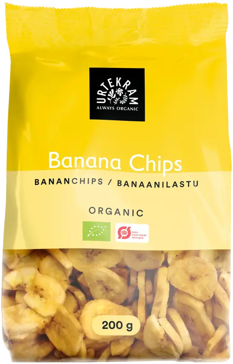 URTEKRAM Luomu Banaanilastu 200g