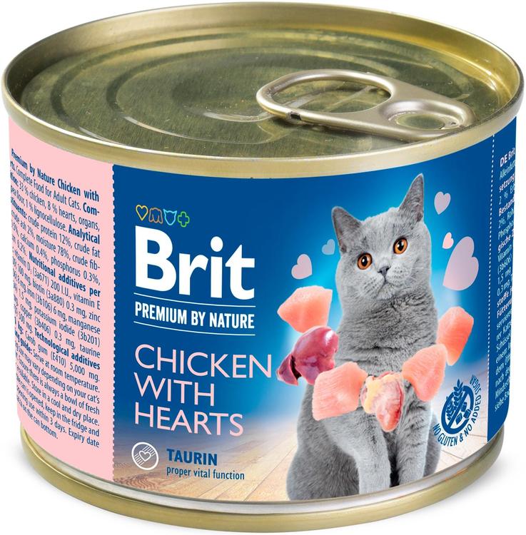 Brit Premium by Nature Kana-sydän 200 g