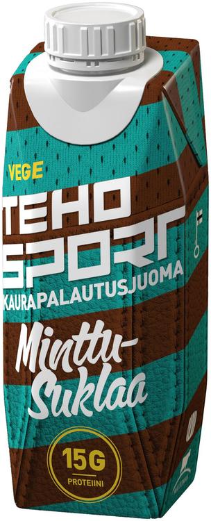 TEHO Sport Minttu-suklaa kaurapalautusjuoma 0,25 l
