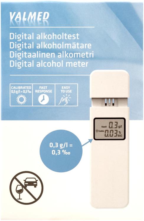 Valmed Digitaalinen alkometri 1 kpl