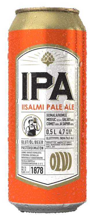 OLVI IPA 4,7% olut 0,5 l tlk
