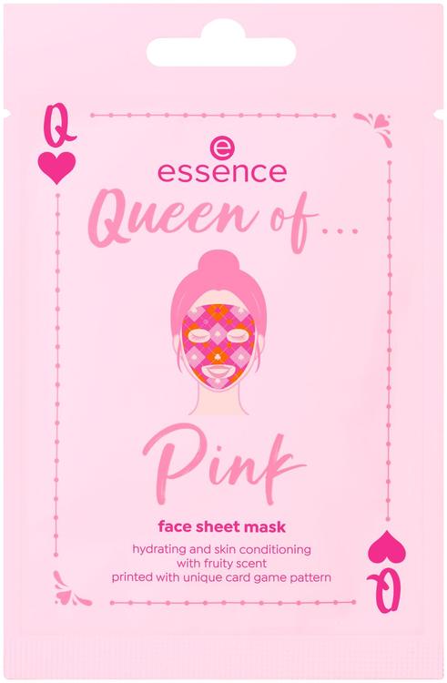 essence Queen of... Pink face sheet mask 01 Keeping My Pink Poker Face 1 st
