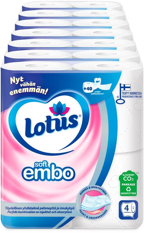 Wc-paber Lotus Embo 3-kihiline 28tk